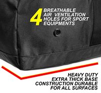 Sac de sport de grande capacité, sac de voyage portable pour équipement de gym destiné aux entraîneurs d'équipe