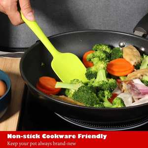 Spatule en silicone antiadhésive de qualité alimentaire pour la cuisine, emballage en sachet OPP - Product Image 5