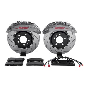 Pinzas de Freno Icooh IC6 de 6 Pistones Rojas para Superdeportivos, con Discos de Ventilación Completamente Perforados para Koenigsegg Jesko <span class=keywords><strong>Gemera</strong></span> - Product Image 4