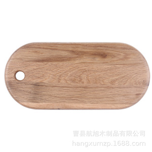 Tabla de cortar de madera rectangular, tabla de cortar multifunción de madera maciza para cocina, para frutas, pizza, pan, charcutería, uso doméstico - Product Image 5