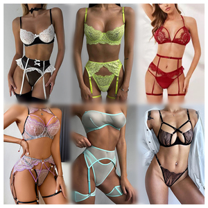 sexy lingerie for tall women Sexy tall lingerie fitness woman in front of mirror - Stock photo main image 0