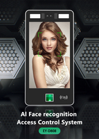 Terminal de Control de Acceso y Asistencia con Reconocimiento Facial por IA, Software Gratuito, Resistente al Agua