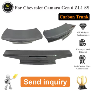 ฝาท้ายท้ายรถคาร์บอนไฟเบอร์คุณภาพสูงสไตล์ AC สำหรับ Chevrolet Camaro เจนเนอเรชันที่6 ZL1 SS ปี2016 <span class=keywords><strong>2018</strong></span> 2020 - Product Image 2