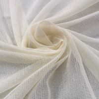 Fil de polyester 100% IFR ignifuge permanent, résistant au rétrécissement, tissu de rideau teint en fil