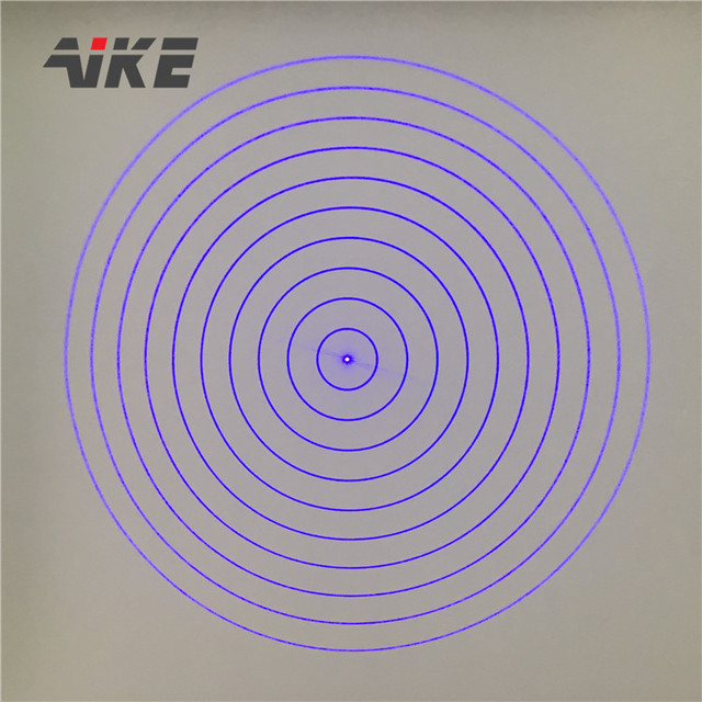 AIKE  High Stability 10 Rings Circles DOE Blue 450/488/520/532/594/635/650/730nm  Laser Diode Module