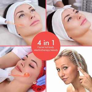 Ensemble de baguettes de thérapie faciale portables pour usage domestique, haute fréquence, soin de la peau du visage, équipement de salon de beauté, traitement de l'acné, appareil facial - Product Image 6