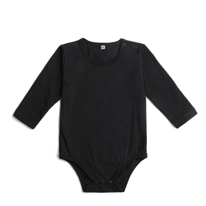 Vente en gros de body à manches longues pour bébés 100% coton peigné pour nouveaux-nés filles et garçons - Product Image 5