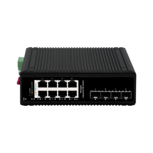 <span class=keywords><strong>Switch</strong></span> Industriale <span class=keywords><strong>Gigabit</strong></span> L2+ Gestito <span class=keywords><strong>PoE</strong></span>+ a 8 Porte con Alloggiamento in Metallo Rinforzato IP40 per Montaggio su Guida DIN - Product Image 2