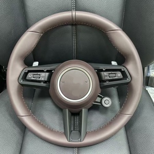 Volante Deportivo Personalizado de Fibra de Carbono en Negro y <span class=keywords><strong>Verde</strong></span> para Porsche 911, 718, Panamera, Cayenne, Taycan, Boxster, Cayman, <span class=keywords><strong>Macan</strong></span> - Product Image 5