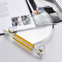 Usine En Gros Conception Personnalisée Trophée En Cristal Vierge Sublimation Plaque Transparente Prix En Verre