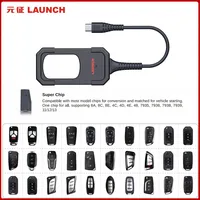 Programmateur de clés Android OBD2 X431 avec Super Chip, 4 jeux de clés intelligentes, garantie 2 ans, 12V