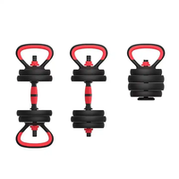 Haltères réglables en ciment avec ensemble d'haltères libres de fitness en stock