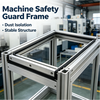Profilé en aluminium extrudé sur mesure OEM, bande d'étanchéité anti-poussière en caoutchouc pour protection de machine et rack de poste de travail