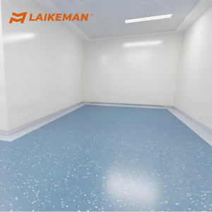 Lantai Vinyl Rumah Sakit PVC Antibakteri Tahan Lama, Penjualan Langsung Pabrik, Tahan Aus dengan Tekstur Polos, Gulungan Lantai Vinyl - Product Image 1