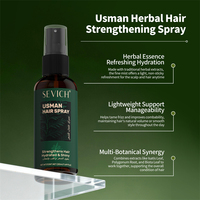SEVICH Usman Spray Capillaire Croissance au Romarin, Logo Personnalisé, Huile de Ricin, Soin Naturel Réparateur Anti-Frisottis