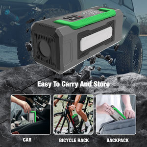 מטען נייד להתנעת רכב 8000mAh עם מדחס אוויר, משאבת ניפוח צמיגים, מגבר סוללה לרכב, משאבת אוויר - Product Image 2