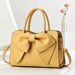 Bow-knot Textured Handbag Black Women's Shoulder Bag Crossbody Bag Summer 2025 Stylish Everyday Outfits - Product Image 2