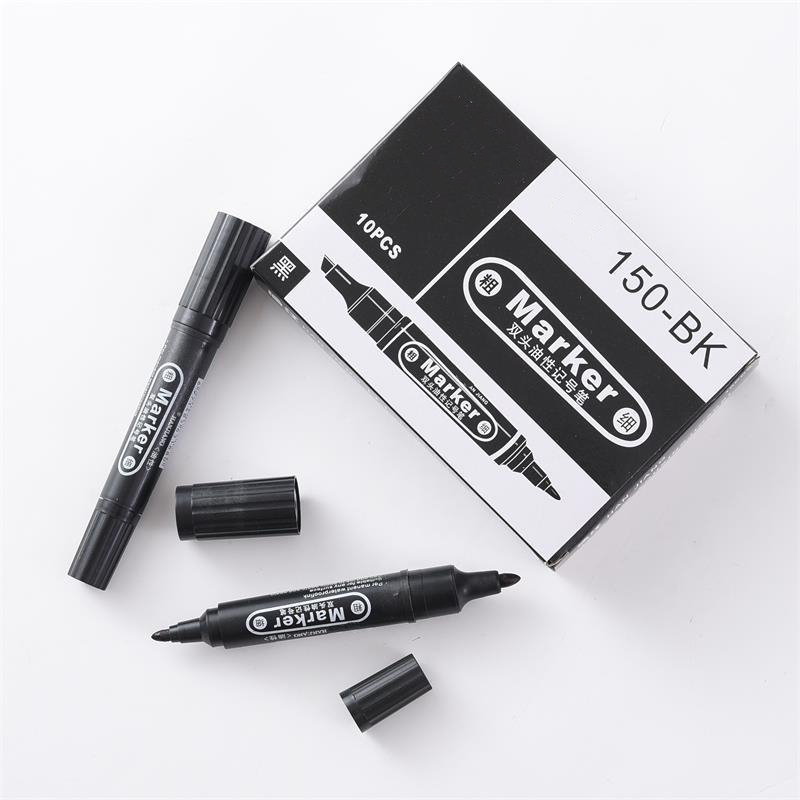 Red Black Blue Oil Based Permanent Waterproof Marker Pen DIY Art Marker for School and Office Supplies