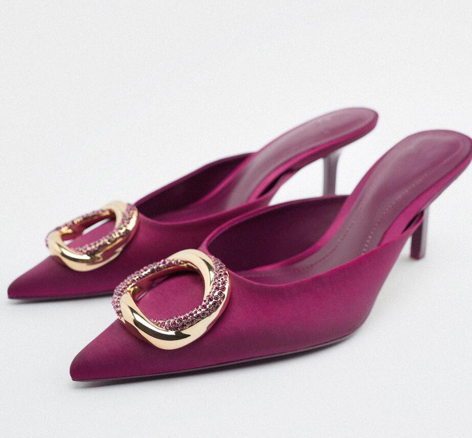 Compra Color Berenjena Tiras 8 cm Tacon Alto Elegantes Sandalias 6920090738  - Ricici.com