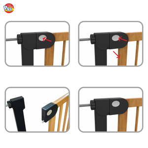 PRODIGY SG006 ODM OEM Barrière de sécurité rétractable en bois originale pour bébé Babysafe - Product Image 3