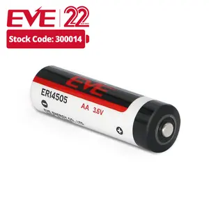 ईव लिथियम प्राथमिक बैटरी ER14505 डिस्पोजेबल बैटरी 3.6V 2700mAh ए. ए. के लिए स्वत: स्मार्ट मीटर