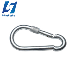 2025 mới nóng bán thép carbon mạ kẽm Carabiner an toàn và bền <span class=keywords><strong>Snap</strong></span> móc - Product Image 4