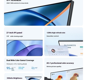 NEW REDMI Monitor A27Q 120Hz IPS 27 Inch 2 100% SRGB Desktop Gaming Monitor Office Adjustable <b>Bracket</b> - Product Image 5