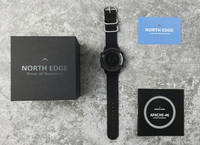 Montre Digitale Homme North Edge Apache-46 Étanche 50m avec Altimètre Baromètre Boussole Multi-fonctions pour Sports de Plein Air
