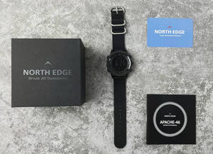 Orologio Digitale <span class=keywords><strong>da</strong></span> Uomo North Edge Apache-46 Impermeabile 50m con Altimetro Barometro Bussola Orologio Sportivo Multifunzione per Attività all'Aperto - Product Image 4