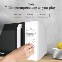 Lancement d'un nouveau produit : four à micro-ondes compact électrique de cuisine, 23 L, grand format, numérique, avec fonction sonore marche/arrêt, pour usage domestique RAF