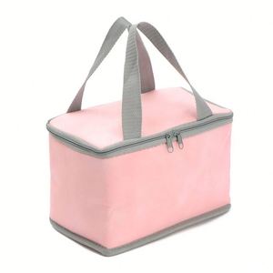 Sacs isothermes noirs personnalisés écologiques en non-tissé pour livraison alimentaire avec logo doré - Vente en gros - Product Image 2