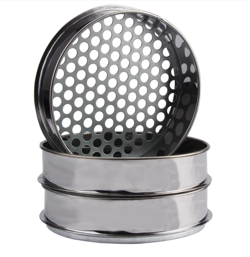 Tamis De Laboratoire En Acier Inoxydable 304 - Diamètre 20 Cm, Mailles 4 à 600, Double Couche Pour Tests Précis