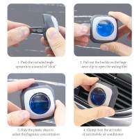Personnalisation gratuite longue durée huile essentielle liquide voiture désodorisant diffuseur Clip de ventilation