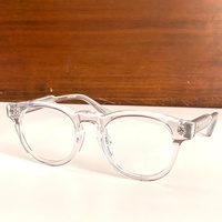 Gafas Ópticas de Diseño de Alta Calidad para Hombre y Mujer, Punk DINGALONGLINGLONG 49-24, Monturas de Gafas de Acetato y Titanio de Lujo para Negocios