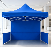 Tente de réception 2x2m pour mariage, structure en aluminium 40mm, robuste, toile 600D PU imperméable, pliable, avec parois latérales