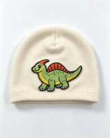 Patch brodé thermocollant mignon dinosaure Parasaurolophus, motif dessin animé pour vêtements d'enfants et bébés, applique brodée pour chapeau et vêtement