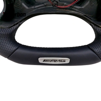 YTcarbon für E CLS CLK SL W211 C219 C209 R230 AMG Pkw-Innenzubehör, Rennsport-Stil Echtes Carbon Lenkrad