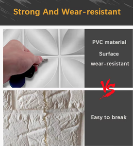 Panneau mural 3D en cuir souple imperméable, amovible et autocollant, pour la décoration <span class=keywords><strong>de</strong></span> la <span class=keywords><strong>tête</strong></span> <span class=keywords><strong>de</strong></span> <span class=keywords><strong>lit</strong></span> <span class=keywords><strong>de</strong></span> chambre <span class=keywords><strong>à</strong></span> coucher - Product Image 5