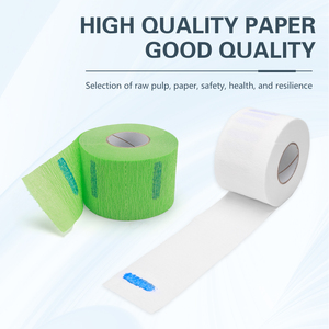 Bandes de papier jetables multicolores de haute qualité pour le cou, imperméables et extensibles, pour la coupe de cheveux en salon de coiffure - Product Image 2