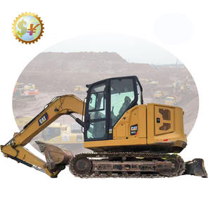 Excavatrice minière Caterpillar EPA 2024 307.5 de 7,5 tonnes, fabrication japonaise, mini-excavatrice CAT d'origine de 7 tonnes, moteur Kubota V2607, CAT 307 307.5 - Product Image 1