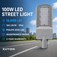 Lampadaire solaire LED XUYIDA 6M/8M/10M avec batterie LiFePO4 étanche IP66 pour usage extérieur, jardin, parking, route rurale
