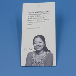 Papier d'emballage personnalisé pour extensions de cheveux de marque privée, étiquettes à suspendre pour vêtements, chaussures, sacs, technique d'impression - Product Image 2