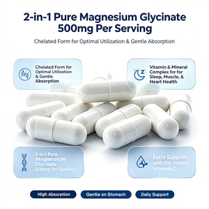 Complément alimentaire pour adultes en capsules de magnésium complexe, marque privée, 90 unités, avec 8 formes de magnésium élémentaire pour le soutien <span class=keywords><strong>musculaire</strong></span> et osseux - Product Image 2