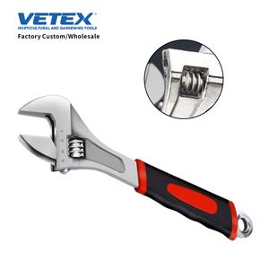 Llave Inglesa Ajustable de 150 mm Vetex al por Mayor |   Llave Inglesa de Boca Ancha de 20 mm con Mango de Agarre Suave |   Herramienta de Acero al Carbono para el Hogar y Automóviles - Product Image 1