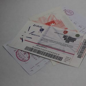 การเข้ารหัสความปลอดภัยลายน้ำกระดาษคูปองตั๋วยูวีที่มองไม่เห็นพิมพ์ฟุตบอลเหตุการณ์ประตูตั๋ว - Product Image 3