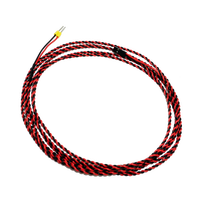 OED – câble torsadé personnalisé à 2 broches 24awg avec connecteur Dupont et assemblage de faisceau de fil Terminal de virole