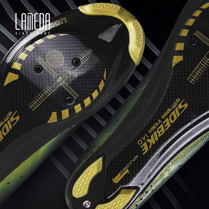 LAMEDA Chaussures de cyclisme pour hommes Chaussures de <span class=keywords><strong>vélo</strong></span> de <span class=keywords><strong>route</strong></span> en <span class=keywords><strong>carbone</strong></span> de haute qualité avec doublure en maille Chaussures de <span class=keywords><strong>vélo</strong></span> à la mode pour l'été et l'hiver - Product Image 3