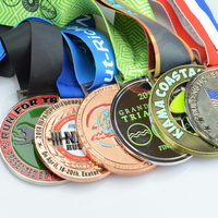 Médailles sportives modernes en métal moulé sur mesure de haute qualité avec impression typographique pour souvenirs, publicité et entreprises