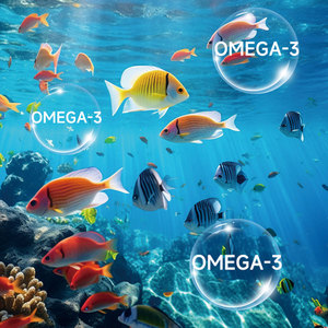 Suppléments oméga-3 à l'huile de poisson et de saumon pour animaux de compagnie pour chien, chat, soins des articulations, soins de la peau, anti-épilation, immunité, soins de santé pour animaux de compagnie - Product Image 3