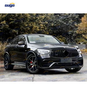 Grille de radiateur chromée argentée GUGO <span class=keywords><strong>Panamericana</strong></span> à lattes verticales pour Mercedes Benz <span class=keywords><strong>Classe</strong></span> GLC C253 Coupé 2020 - 2022 - Product Image 4